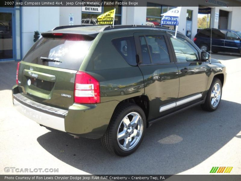 Jeep Green Metallic / Pastel Pebble Beige 2007 Jeep Compass Limited 4x4