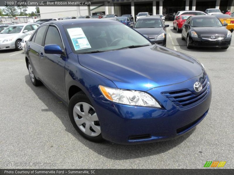 Blue Ribbon Metallic / Ash 2009 Toyota Camry LE