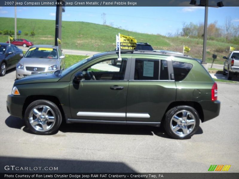 Jeep Green Metallic / Pastel Pebble Beige 2007 Jeep Compass Limited 4x4