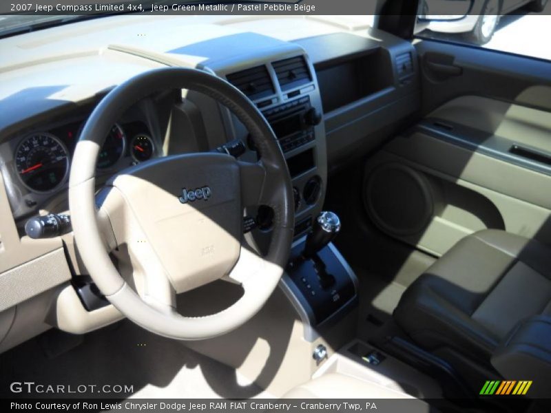 Jeep Green Metallic / Pastel Pebble Beige 2007 Jeep Compass Limited 4x4