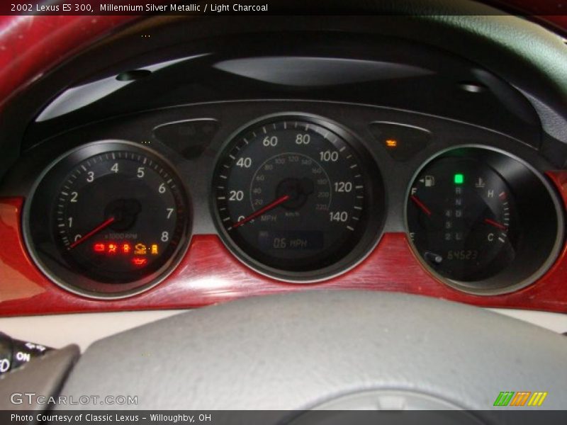 Millennium Silver Metallic / Light Charcoal 2002 Lexus ES 300