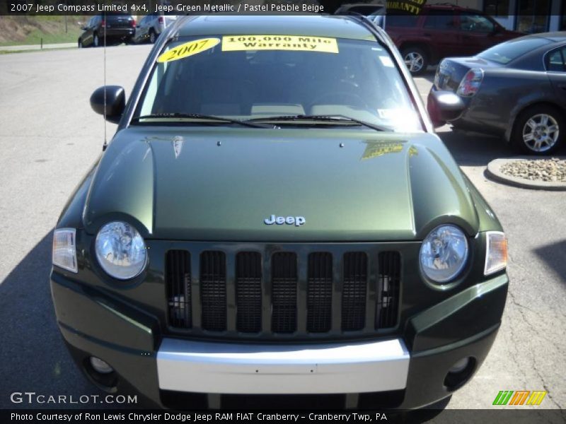 Jeep Green Metallic / Pastel Pebble Beige 2007 Jeep Compass Limited 4x4