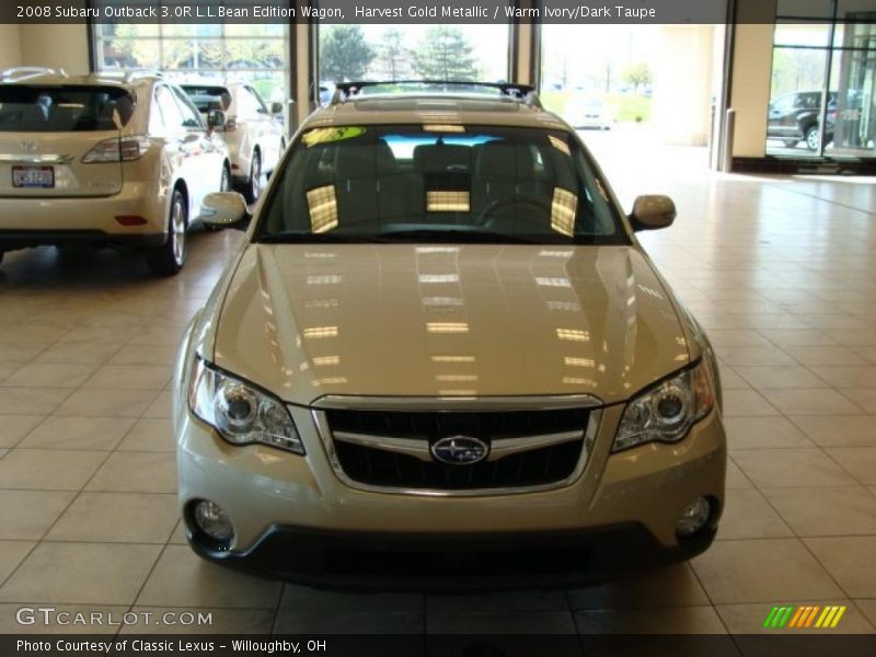 Harvest Gold Metallic / Warm Ivory/Dark Taupe 2008 Subaru Outback 3.0R L.L.Bean Edition Wagon