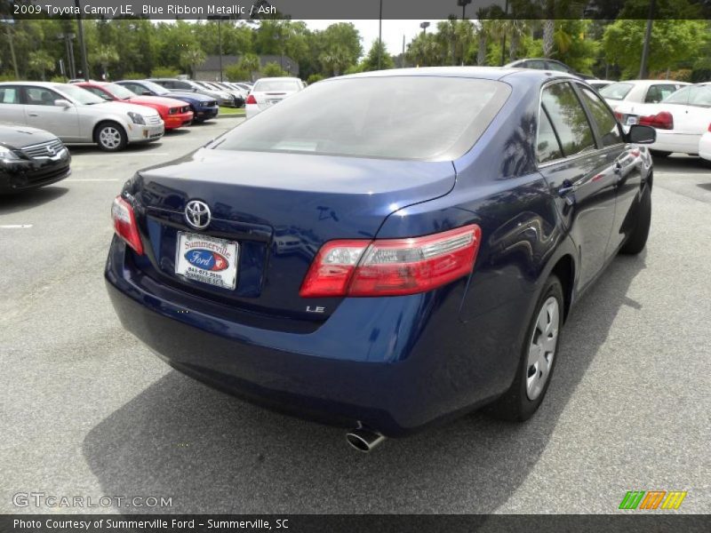 Blue Ribbon Metallic / Ash 2009 Toyota Camry LE