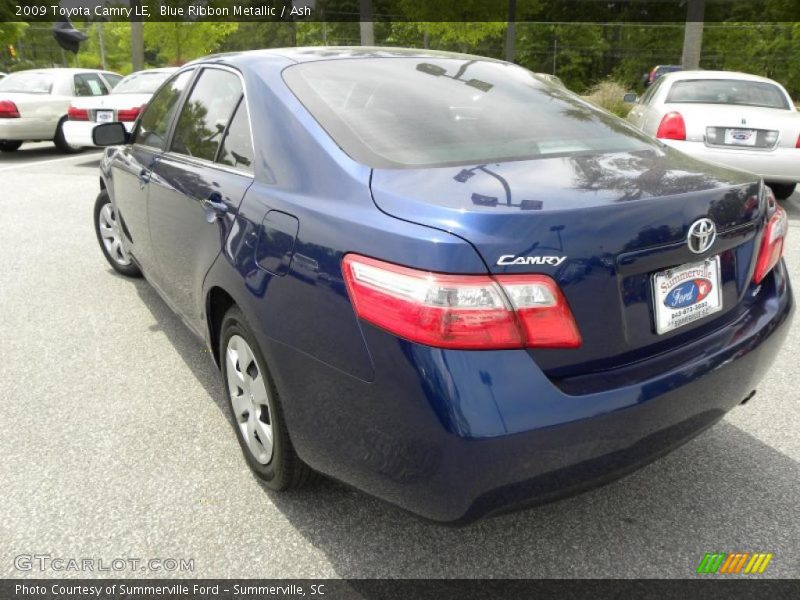 Blue Ribbon Metallic / Ash 2009 Toyota Camry LE