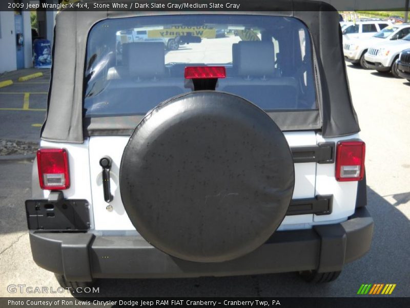 Stone White / Dark Slate Gray/Medium Slate Gray 2009 Jeep Wrangler X 4x4