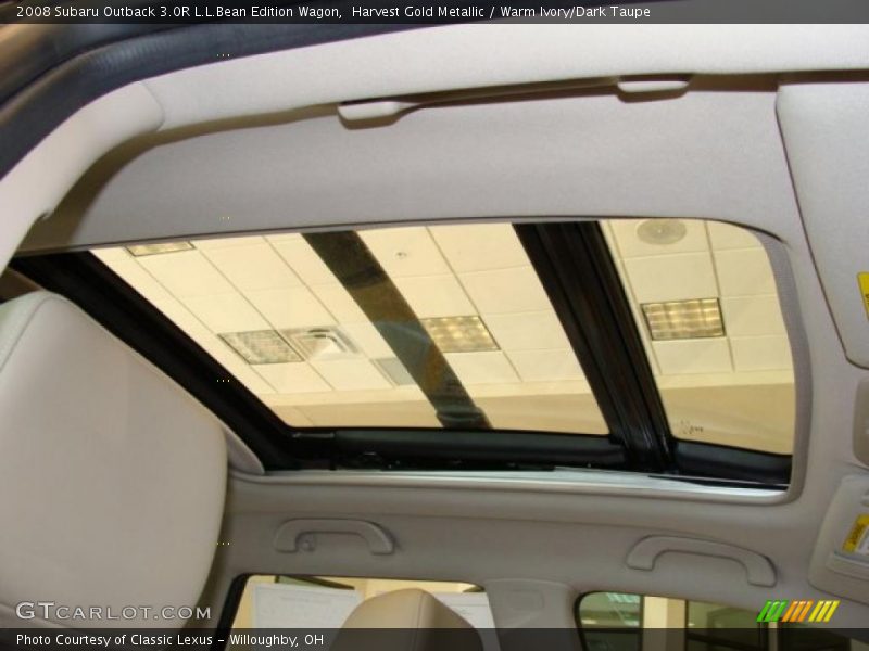 Harvest Gold Metallic / Warm Ivory/Dark Taupe 2008 Subaru Outback 3.0R L.L.Bean Edition Wagon