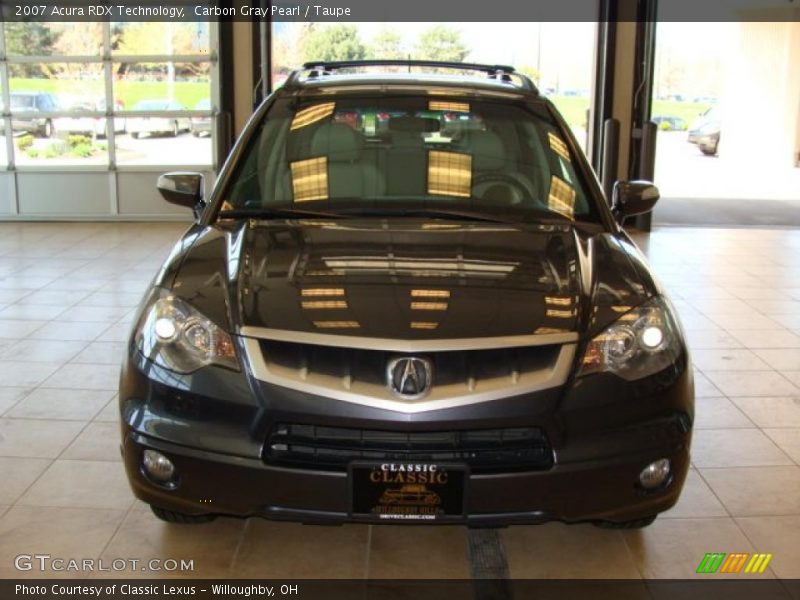 Carbon Gray Pearl / Taupe 2007 Acura RDX Technology