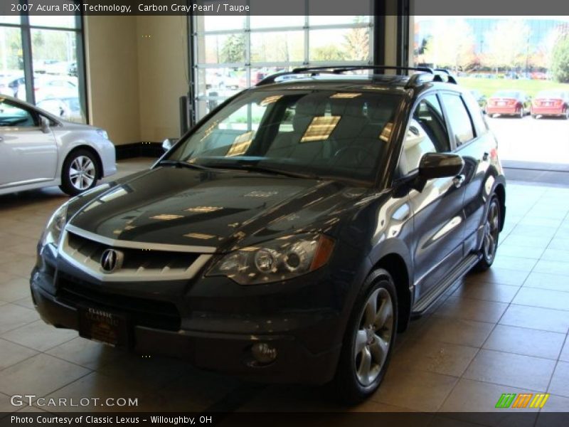 Carbon Gray Pearl / Taupe 2007 Acura RDX Technology
