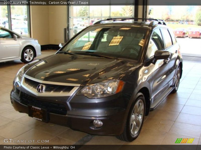 Carbon Gray Pearl / Taupe 2007 Acura RDX Technology