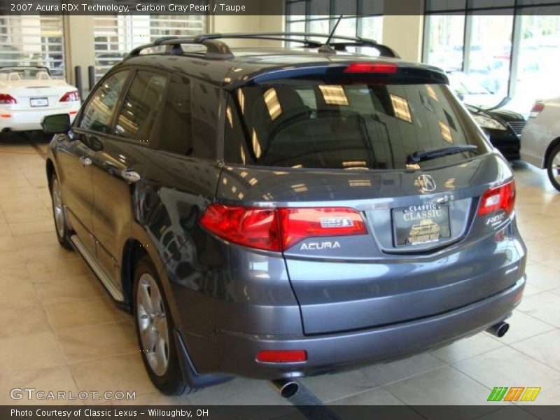 Carbon Gray Pearl / Taupe 2007 Acura RDX Technology