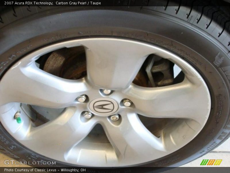 Carbon Gray Pearl / Taupe 2007 Acura RDX Technology