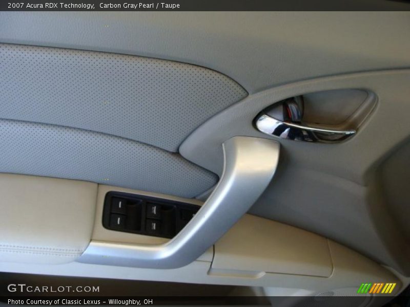 Carbon Gray Pearl / Taupe 2007 Acura RDX Technology