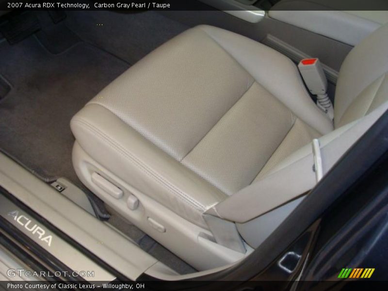 Carbon Gray Pearl / Taupe 2007 Acura RDX Technology