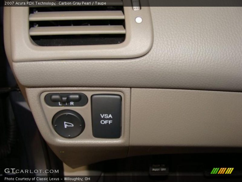 Carbon Gray Pearl / Taupe 2007 Acura RDX Technology