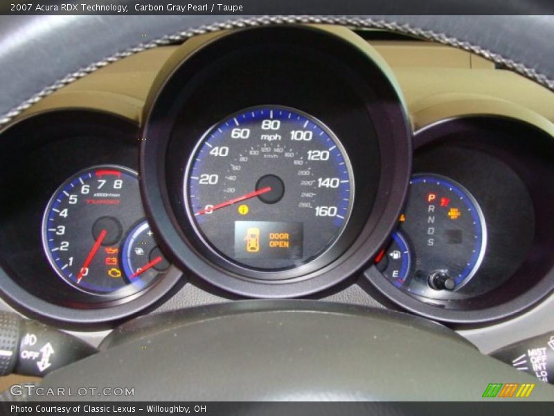 Carbon Gray Pearl / Taupe 2007 Acura RDX Technology