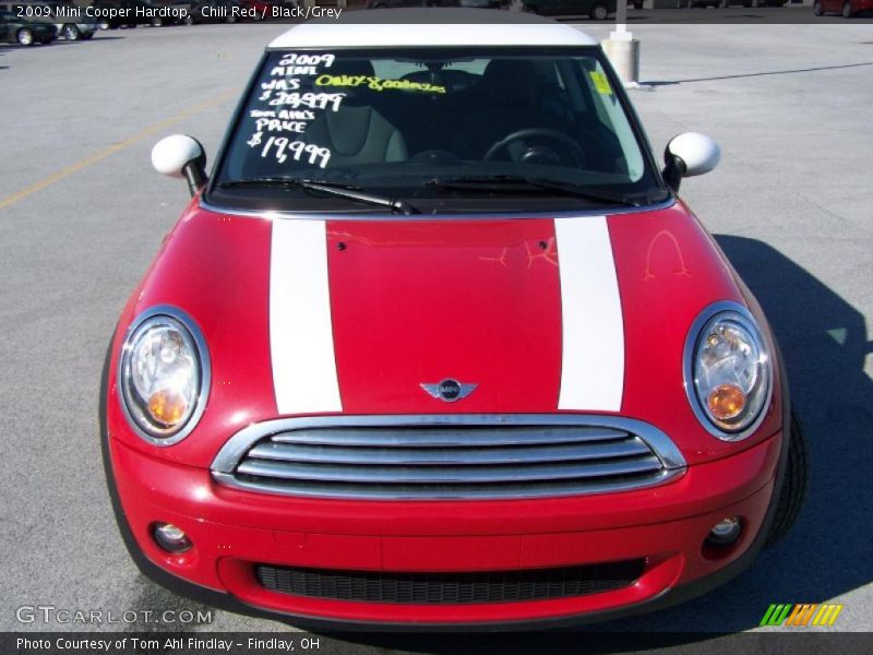 Chili Red / Black/Grey 2009 Mini Cooper Hardtop