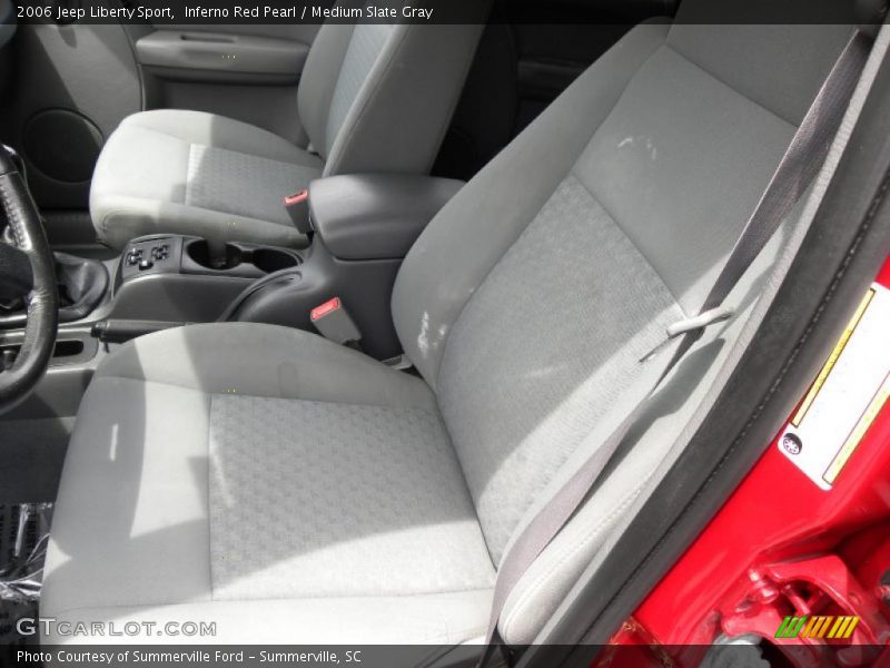 Inferno Red Pearl / Medium Slate Gray 2006 Jeep Liberty Sport
