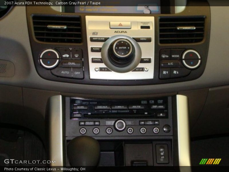 Carbon Gray Pearl / Taupe 2007 Acura RDX Technology