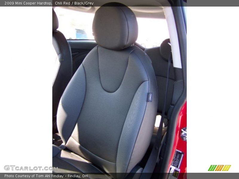 Chili Red / Black/Grey 2009 Mini Cooper Hardtop