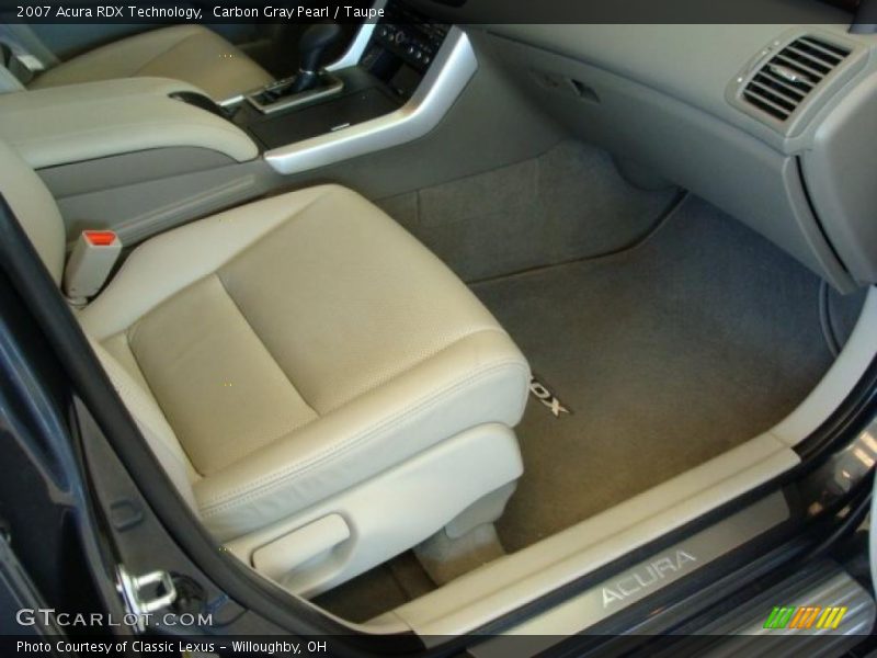 Carbon Gray Pearl / Taupe 2007 Acura RDX Technology