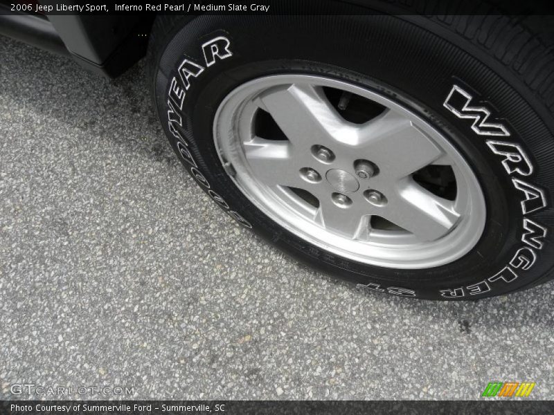 Inferno Red Pearl / Medium Slate Gray 2006 Jeep Liberty Sport