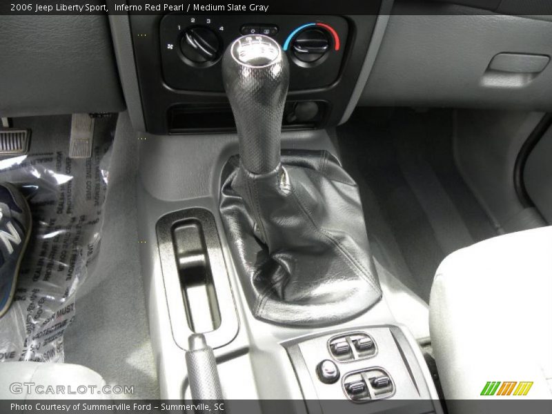 Inferno Red Pearl / Medium Slate Gray 2006 Jeep Liberty Sport