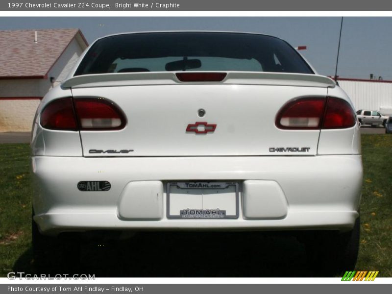 Bright White / Graphite 1997 Chevrolet Cavalier Z24 Coupe