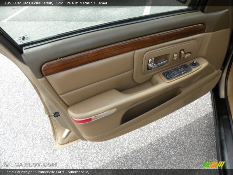 Gold Fire Mist Metallic / Camel 1998 Cadillac DeVille Sedan
