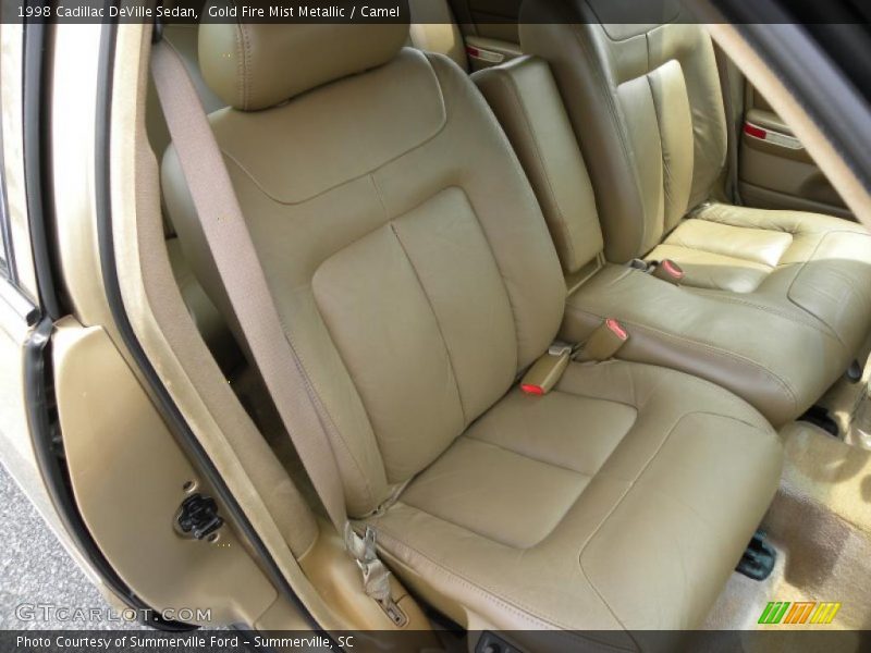 Gold Fire Mist Metallic / Camel 1998 Cadillac DeVille Sedan