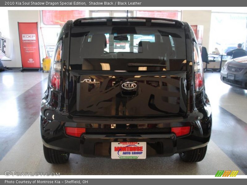 Shadow Black / Black Leather 2010 Kia Soul Shadow Dragon Special Edition