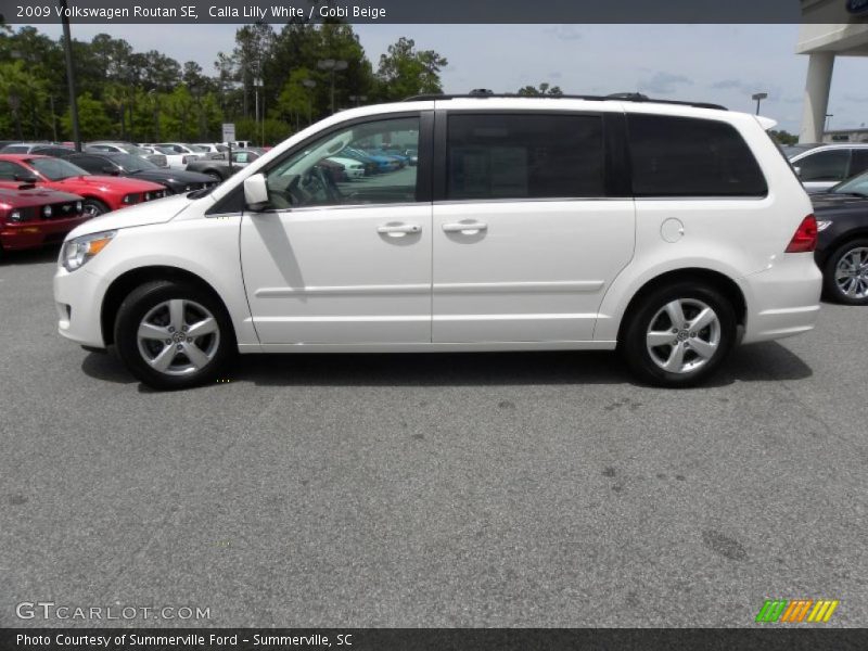 Calla Lilly White / Gobi Beige 2009 Volkswagen Routan SE