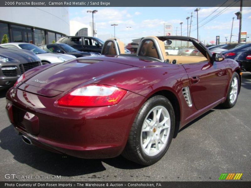 Carmon Red Metallic / Sand Beige 2006 Porsche Boxster