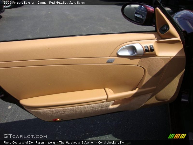 Carmon Red Metallic / Sand Beige 2006 Porsche Boxster