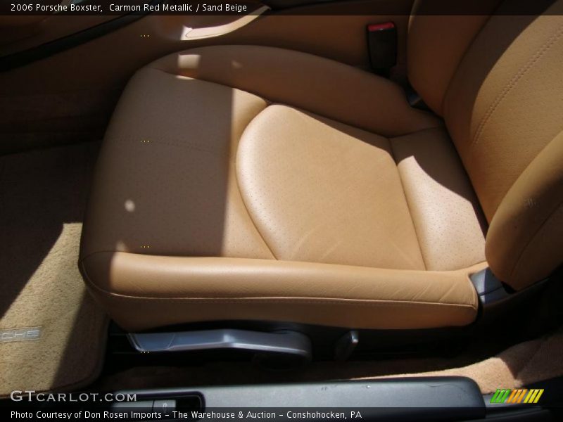 Carmon Red Metallic / Sand Beige 2006 Porsche Boxster