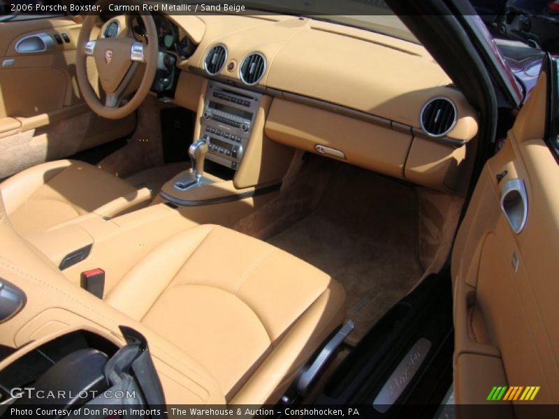 Carmon Red Metallic / Sand Beige 2006 Porsche Boxster