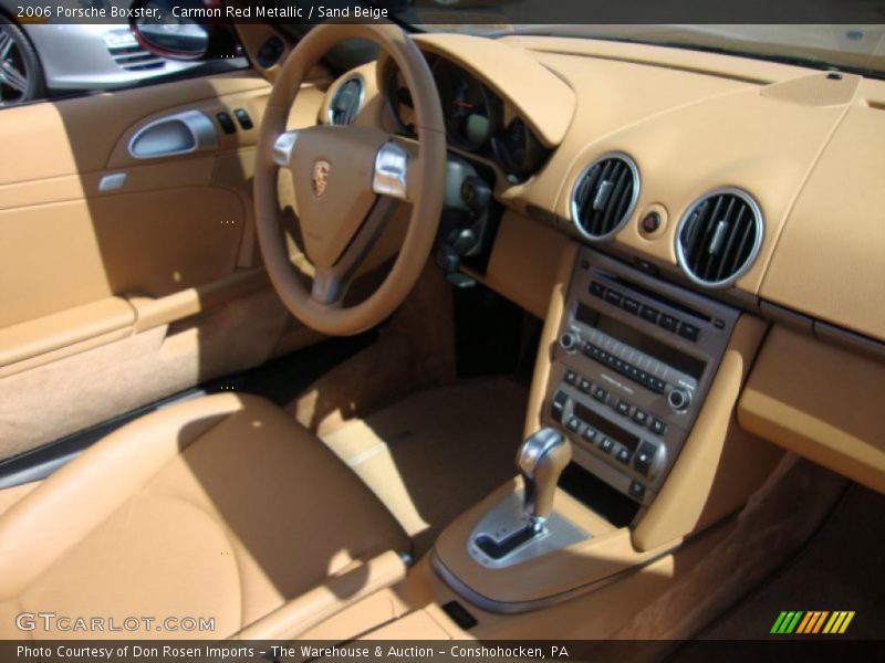 Carmon Red Metallic / Sand Beige 2006 Porsche Boxster