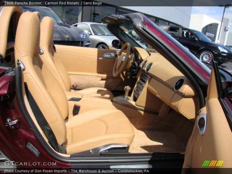 Carmon Red Metallic / Sand Beige 2006 Porsche Boxster