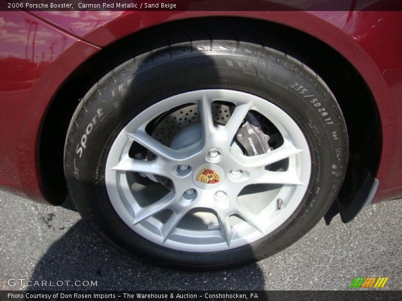Carmon Red Metallic / Sand Beige 2006 Porsche Boxster