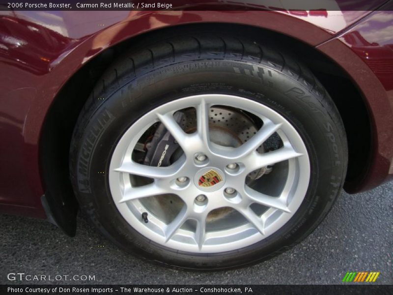Carmon Red Metallic / Sand Beige 2006 Porsche Boxster
