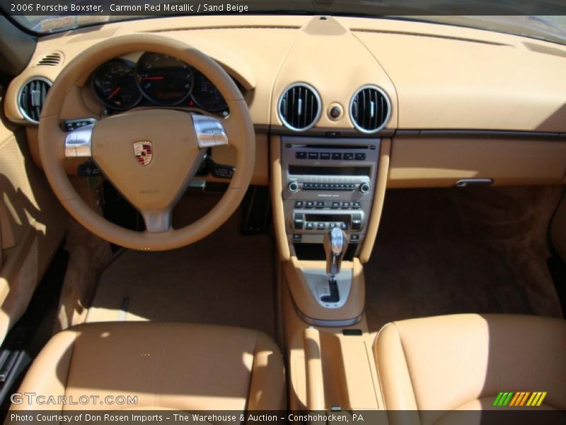 Carmon Red Metallic / Sand Beige 2006 Porsche Boxster