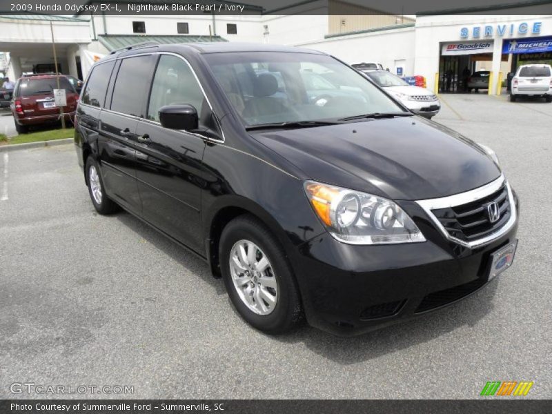 Nighthawk Black Pearl / Ivory 2009 Honda Odyssey EX-L