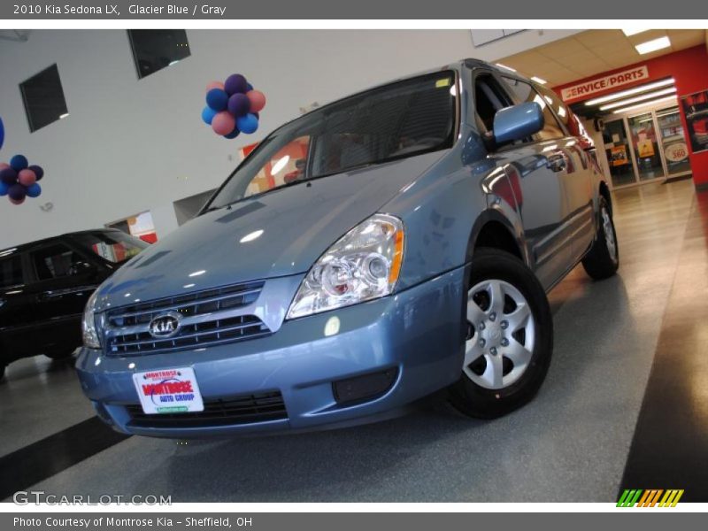 Glacier Blue / Gray 2010 Kia Sedona LX