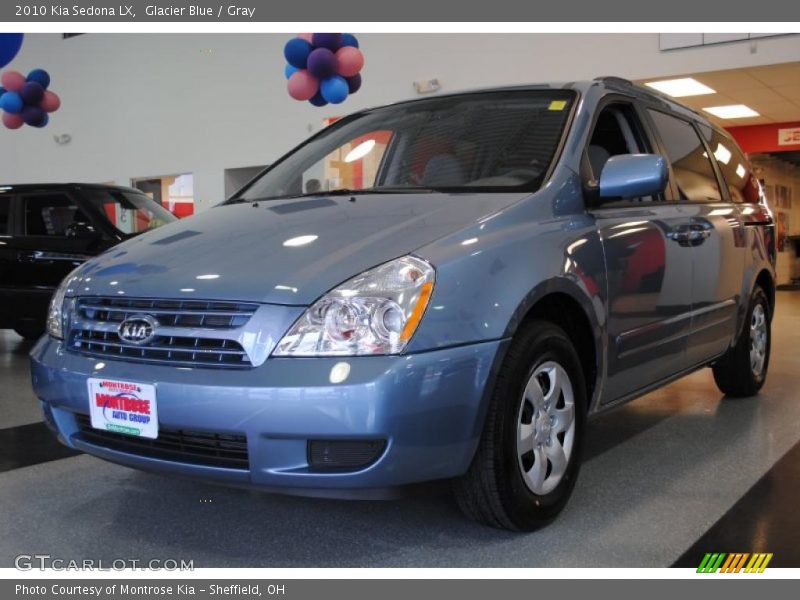 Glacier Blue / Gray 2010 Kia Sedona LX