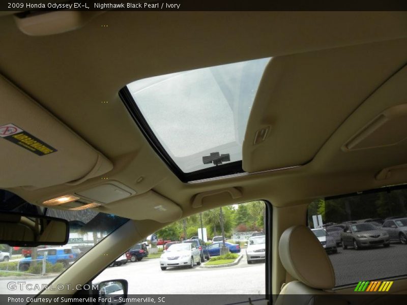 Nighthawk Black Pearl / Ivory 2009 Honda Odyssey EX-L