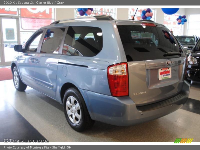 Glacier Blue / Gray 2010 Kia Sedona LX