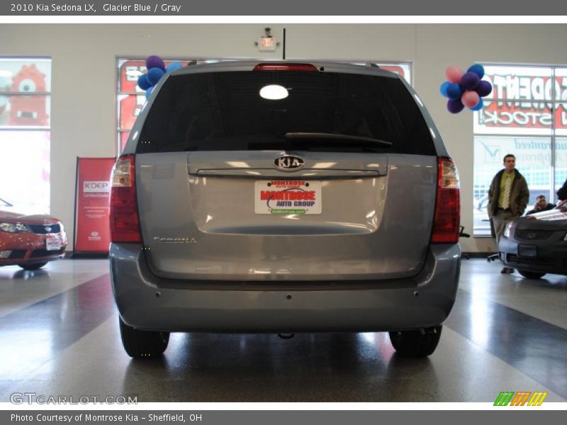 Glacier Blue / Gray 2010 Kia Sedona LX