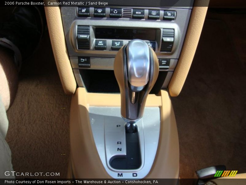 Carmon Red Metallic / Sand Beige 2006 Porsche Boxster