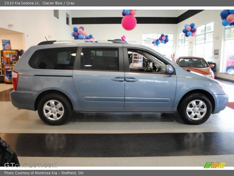 Glacier Blue / Gray 2010 Kia Sedona LX