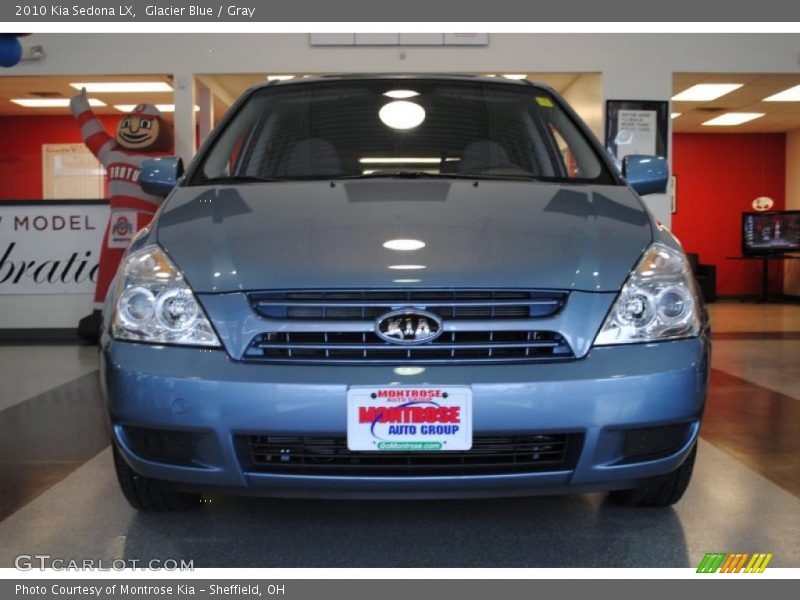 Glacier Blue / Gray 2010 Kia Sedona LX